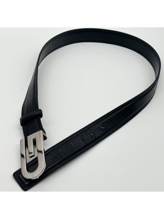 Gucci Era Leather Belt Black Vintage main image 5